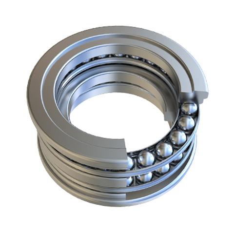 Radial thrust ball bearing